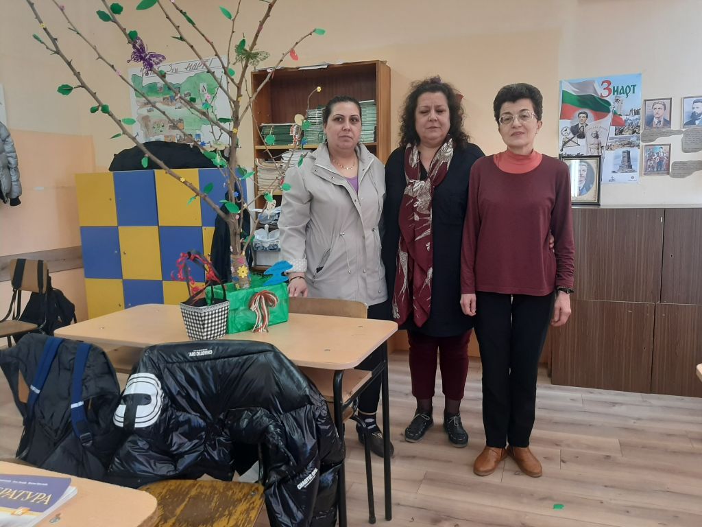 Дърво на търпението и добрата дума в ОУ "Юрий Гагарин" - Сливен 3